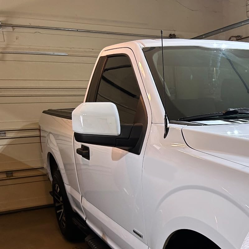 White Passenger - Right - Side Mirror Cover For 2015-20 Ford F-150 F150