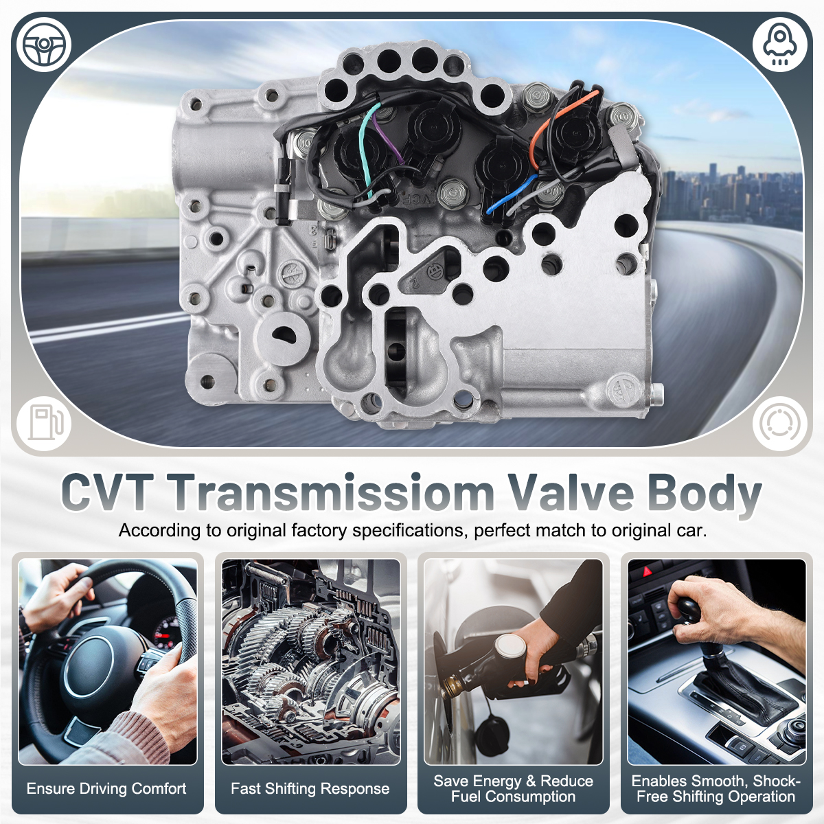 TR580 CVT Transmission Valve Body For Subaru Forester Impreza