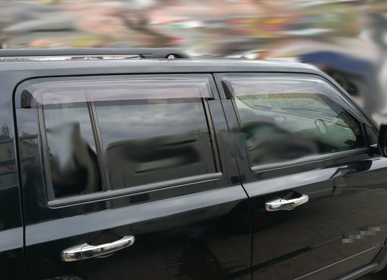 Fit For 2011 20122016 Jeep Patriot ABS Black Window Visor Shades Sun