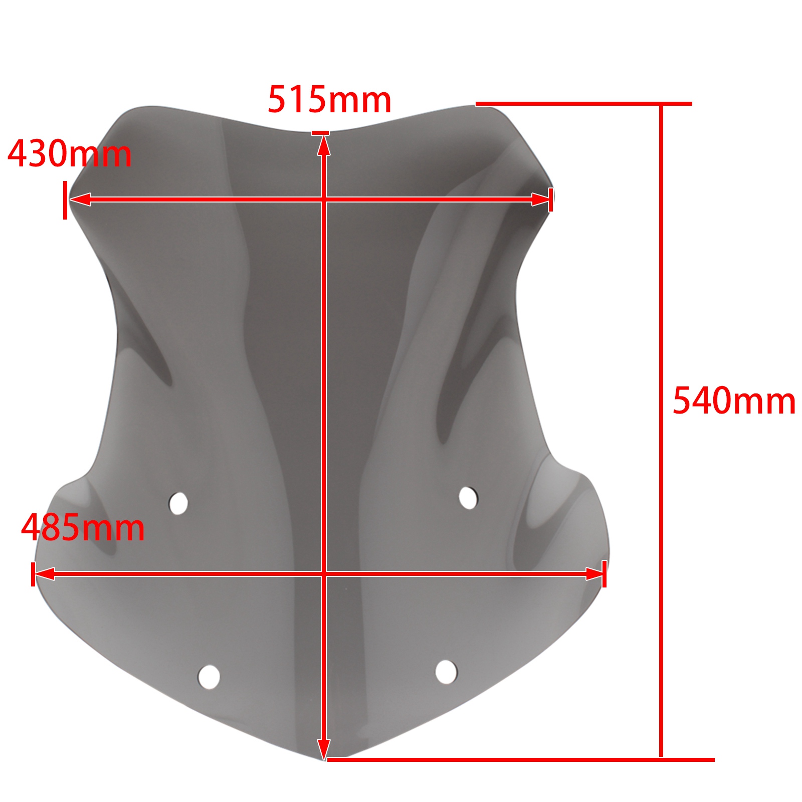 Fit For BMW R1200GS R 1200 GS LC R1250GS ADV Smoke Windshield