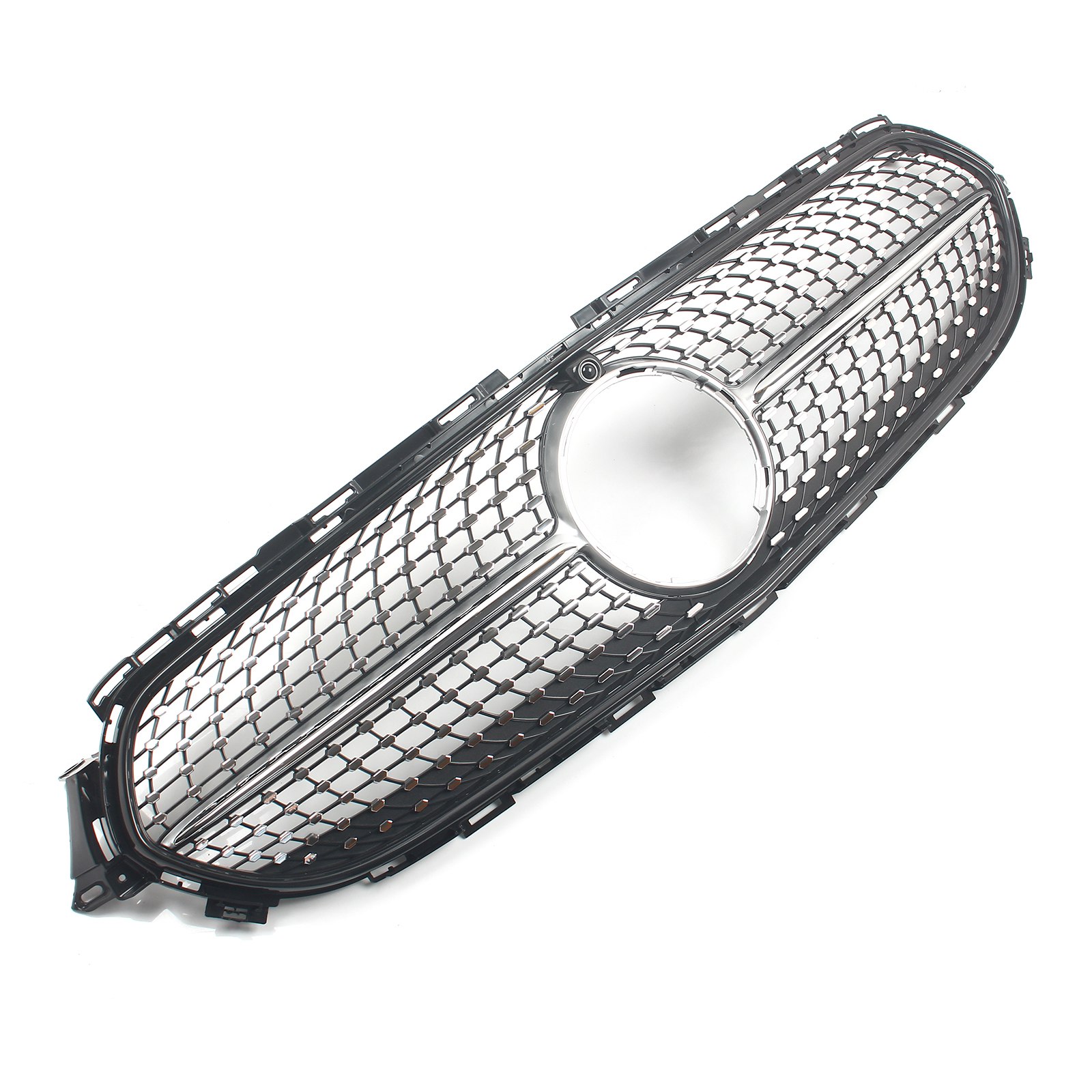Front Racing Facelift Grilles Silver For Mercedes-Benz W213 E