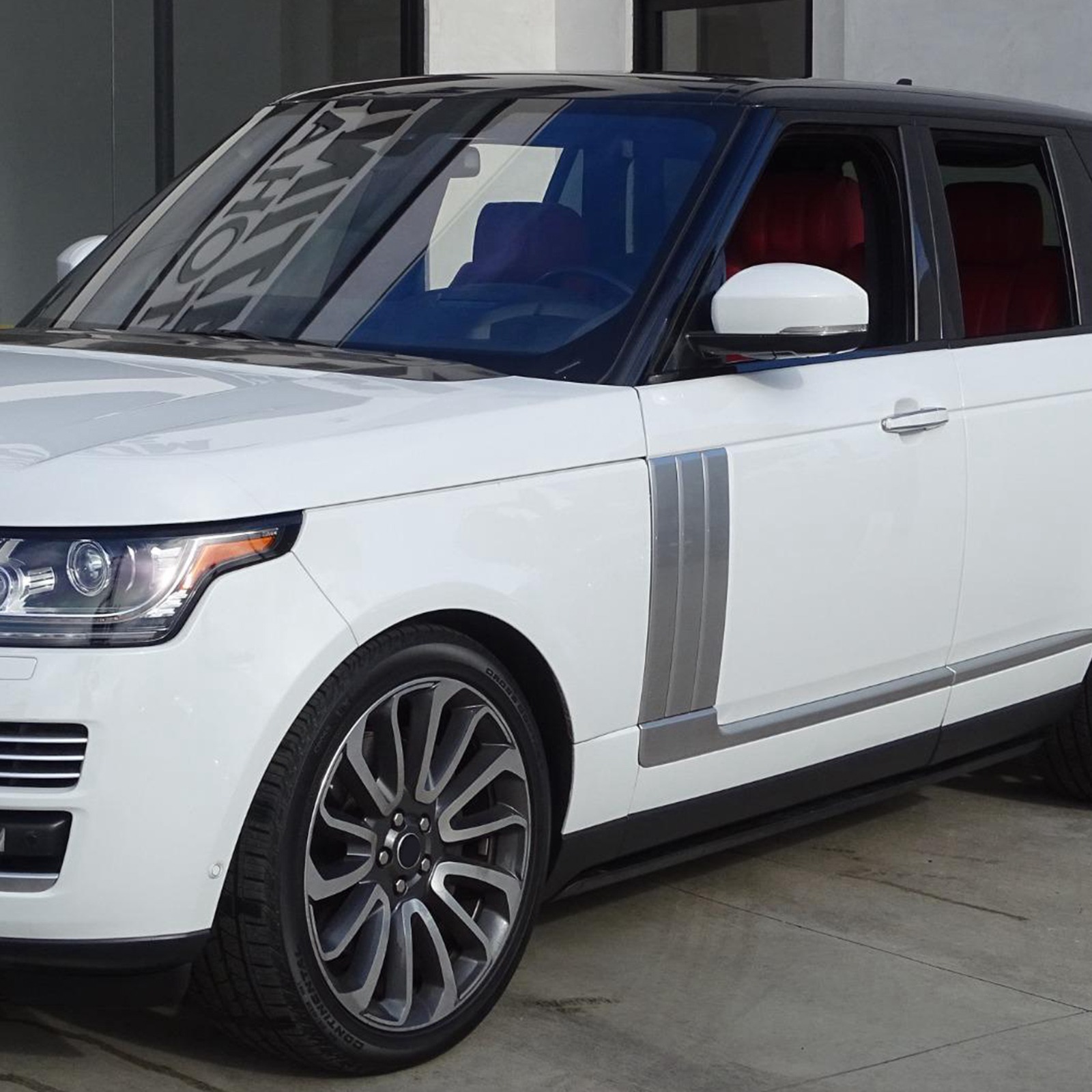 Chrome Window B Pillar Trim – 6pc Set For Range Rover Sport (2006-2009) Stainless Steel - View #2