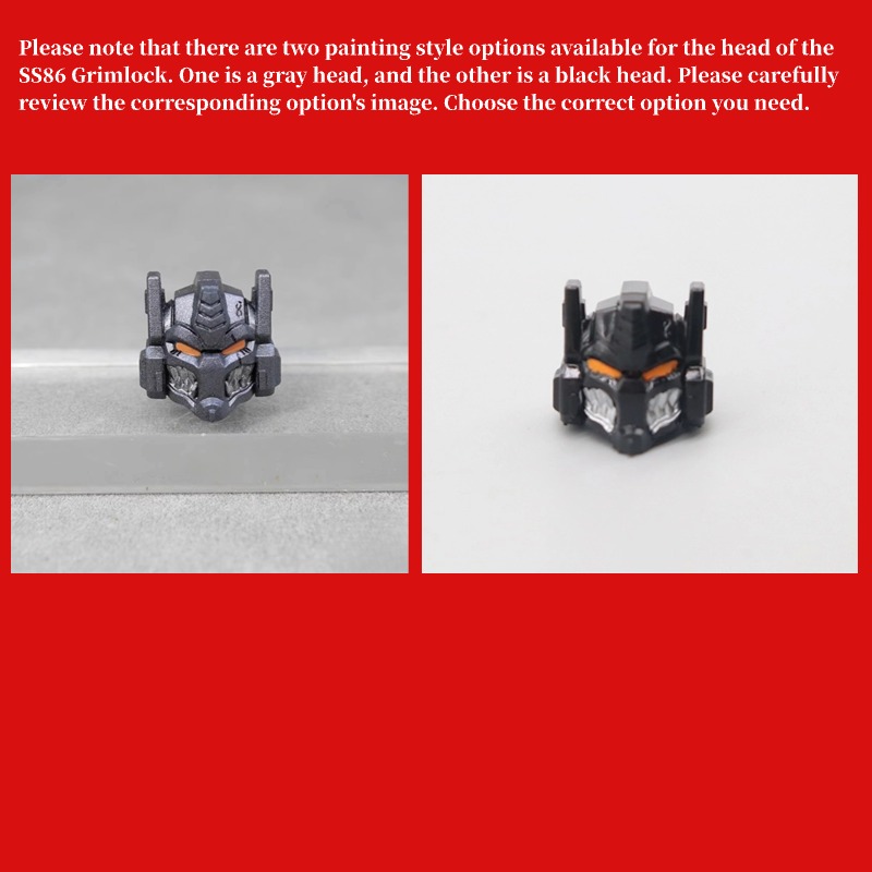 Replacement Head Upgrade Kit For SG Grimlock Magnus Reactive