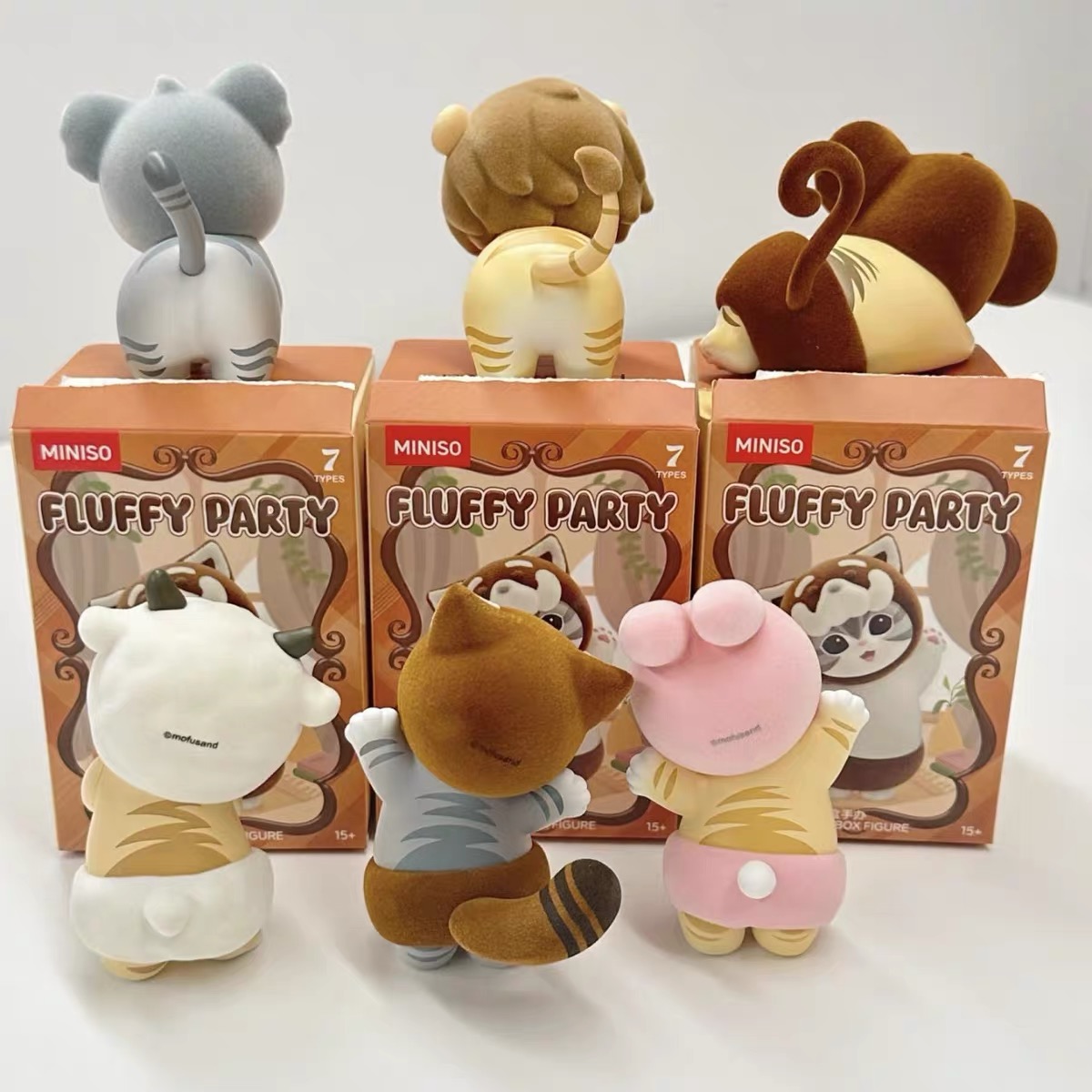 MINISO Mofusand Fluffy Party Series Cat Blind Box Confirmed Figure