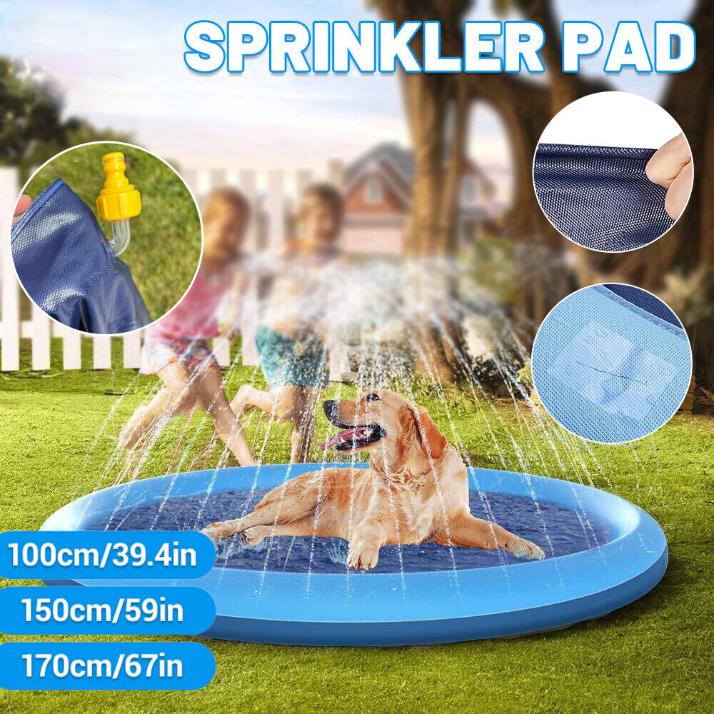 Sprinkler pad outdoor play