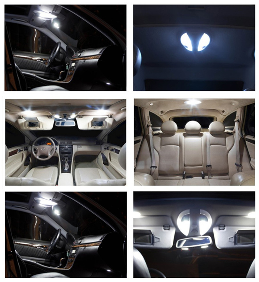 23x White LED Car Interior Dome Lamp Ceiling Light Kit for ...