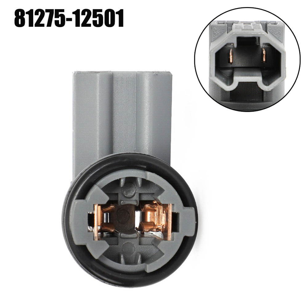 2pcs Taillight Bulb Sockets 81275-12501 8127512501 For