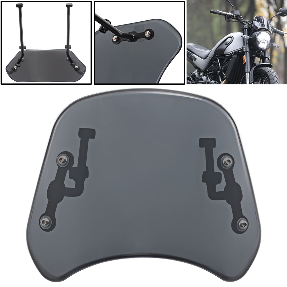 Dark Smoke Arc 5 Windshield Windscreen For Harley Electra Street Glide Touring