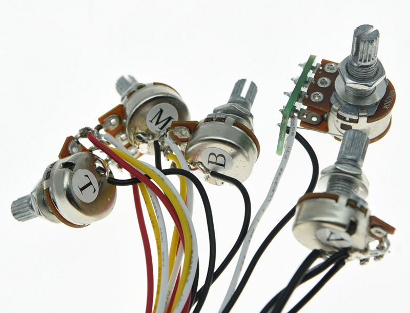 Prewired 3 Band Active & Passive EQ Equalizer Electric Bass Preamp