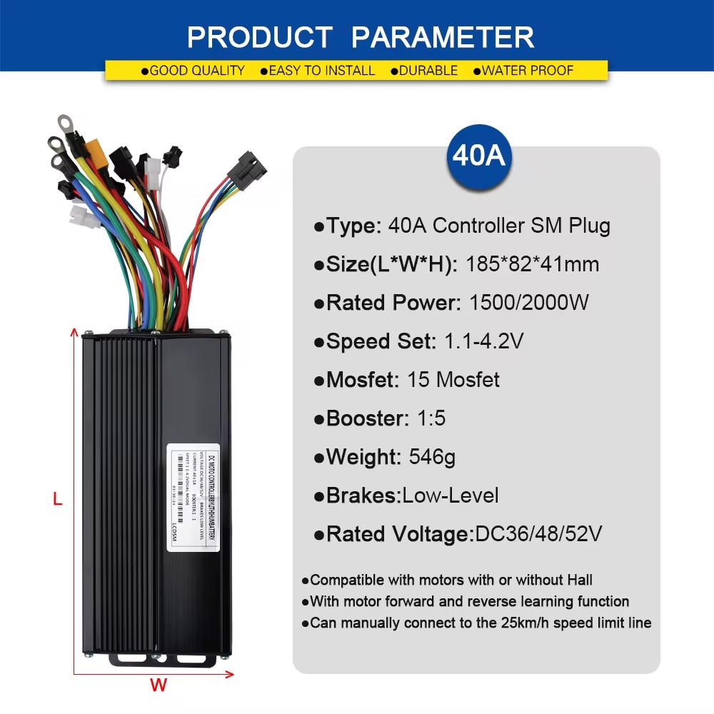 36V 48V Bici Elettrica GD01 Pannello Display LCD con Connettore Ordinario E-Bike Display Meter Accessori
