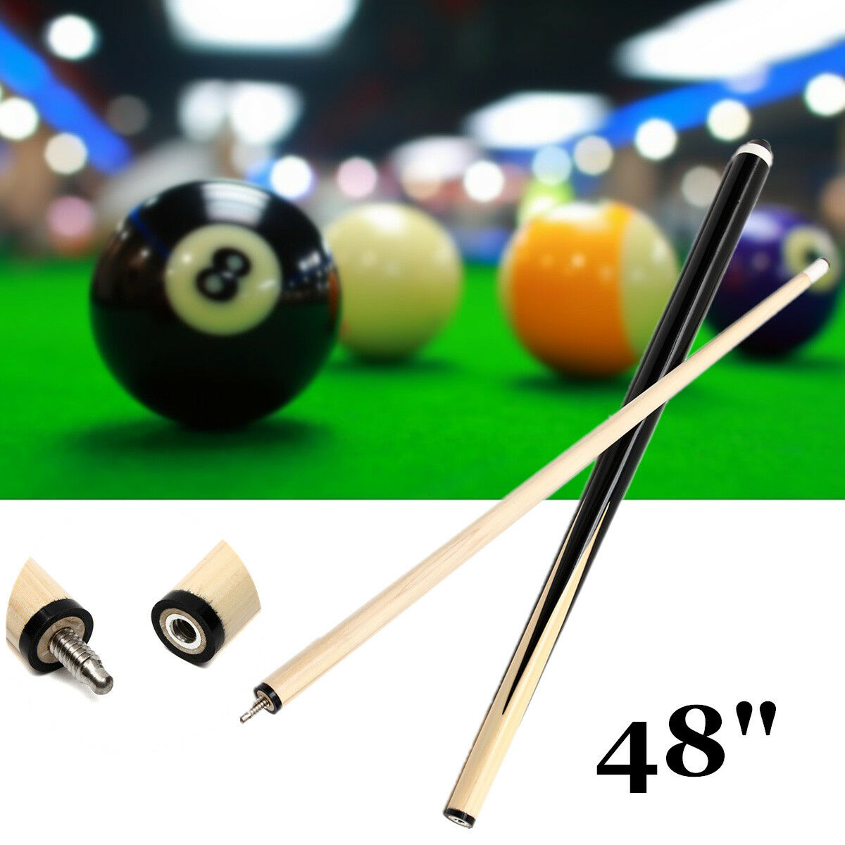 two piece cue stick