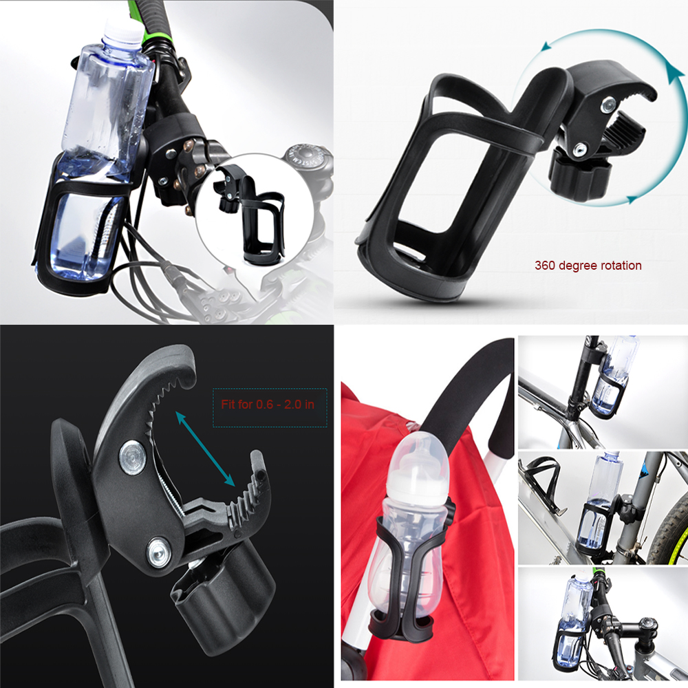 FD 2X PC Bike Cup Holder Cycling Water Bottle Cage Mount Drink Bicycle Handlebar
