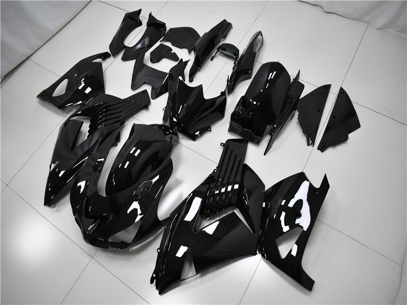 NT Glossy Black Fairing Fit for Kawasaki Ninja ZX14R 2006 07