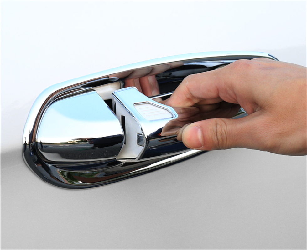 For Ford Edge 2015-20 ABS Bright Chrome Exterior Outside Door Handle