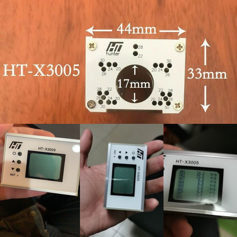 thumbnail image 2 of Shooting Chronograph – Bullet Speed Tester, 2-1500 M/s, 0-3600 RPM, Kinetic Energy 0-999J (PE66) 2 of 6