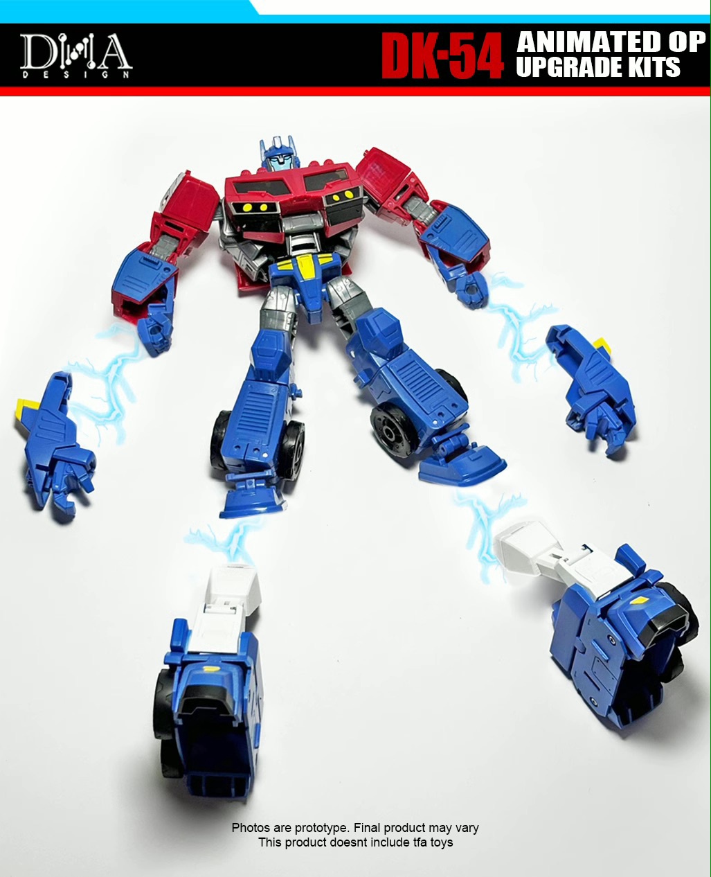 DNA DK-54 Upgrade Kit For Legacy United 08 Animated Universe OP