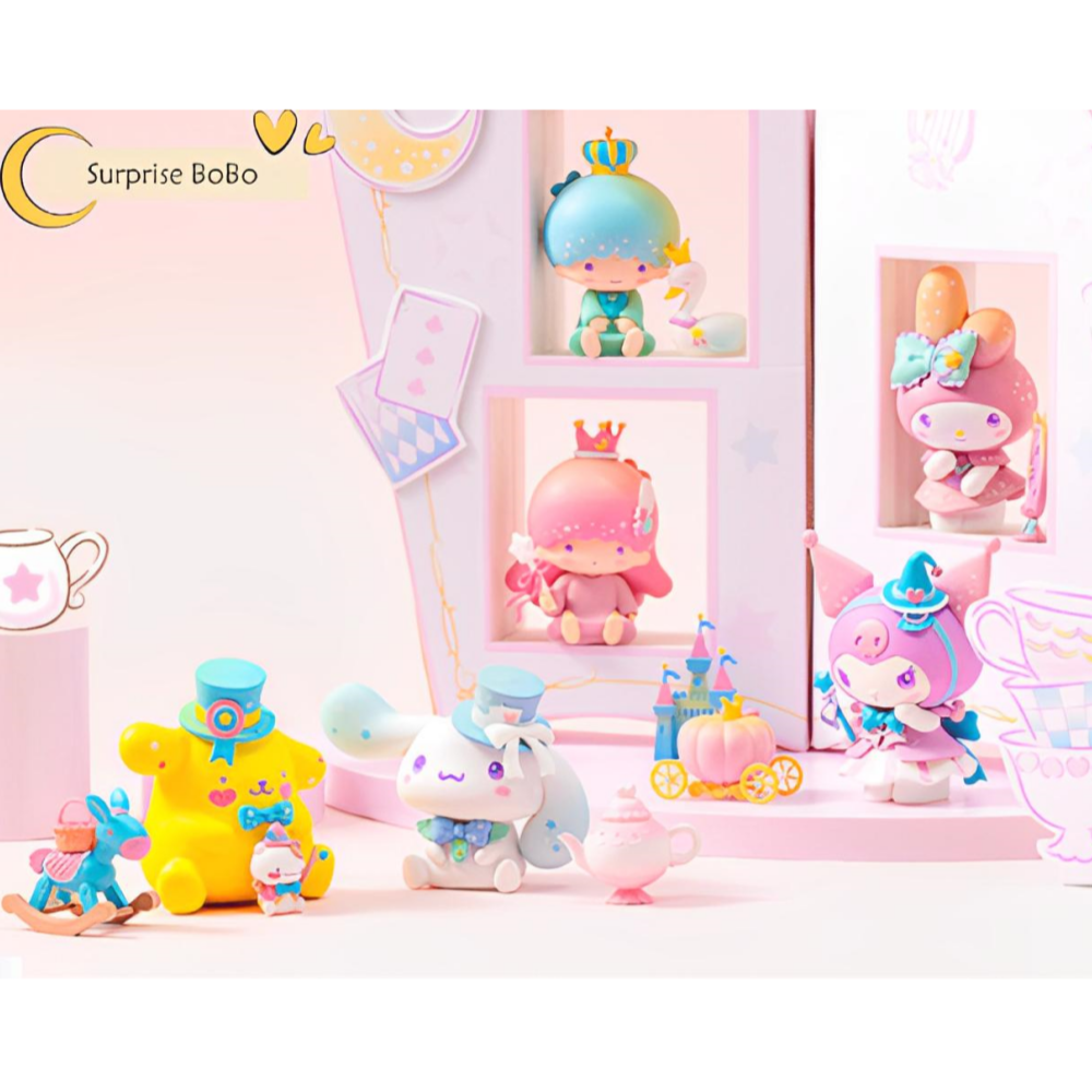 MINISO Sanrio Characters Fluffy Rabbit Series Confirmed Blind Box Figure  HOT