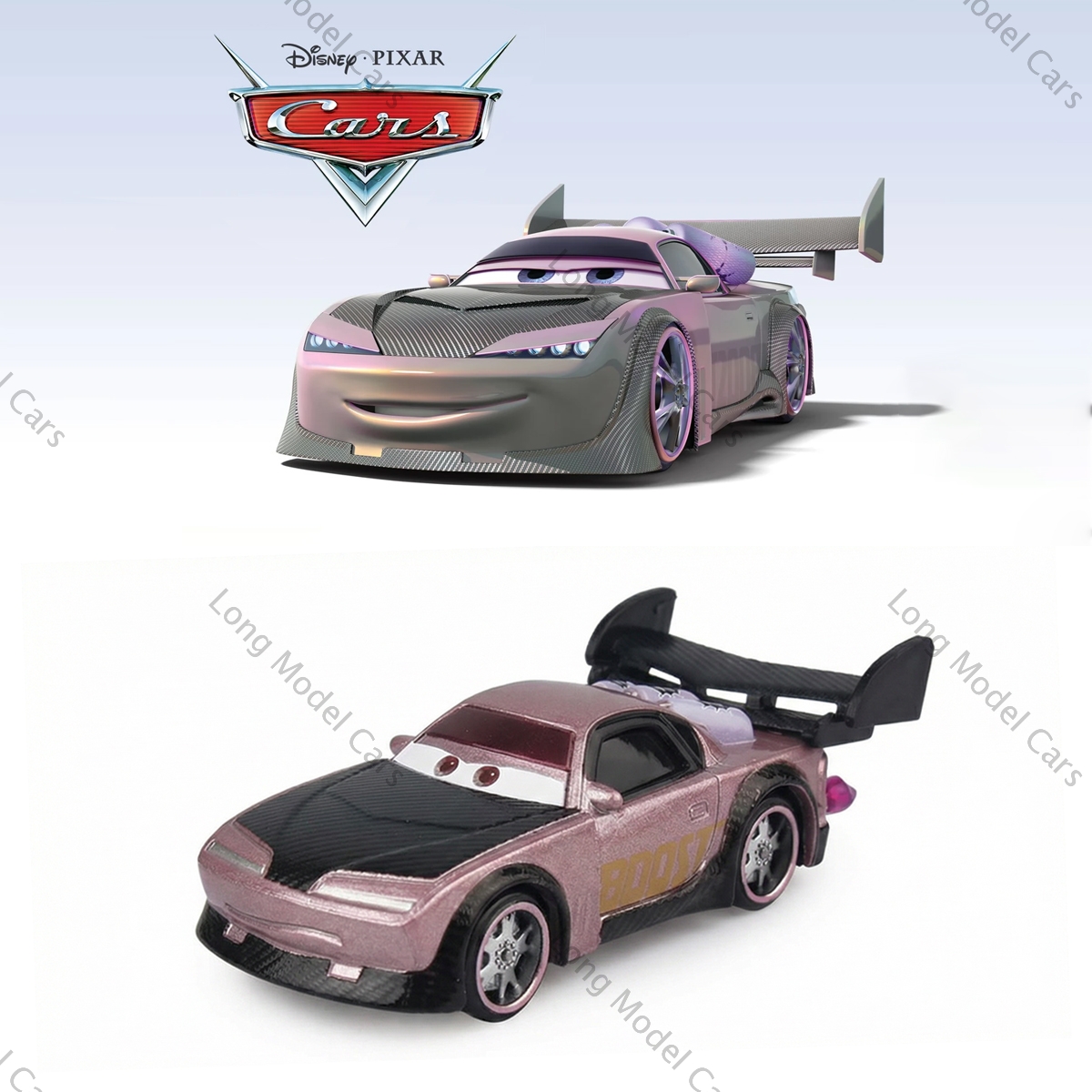 4 Pcs Cars Movie The Delinquent Road Hazards Boost DJ Wingo Snot