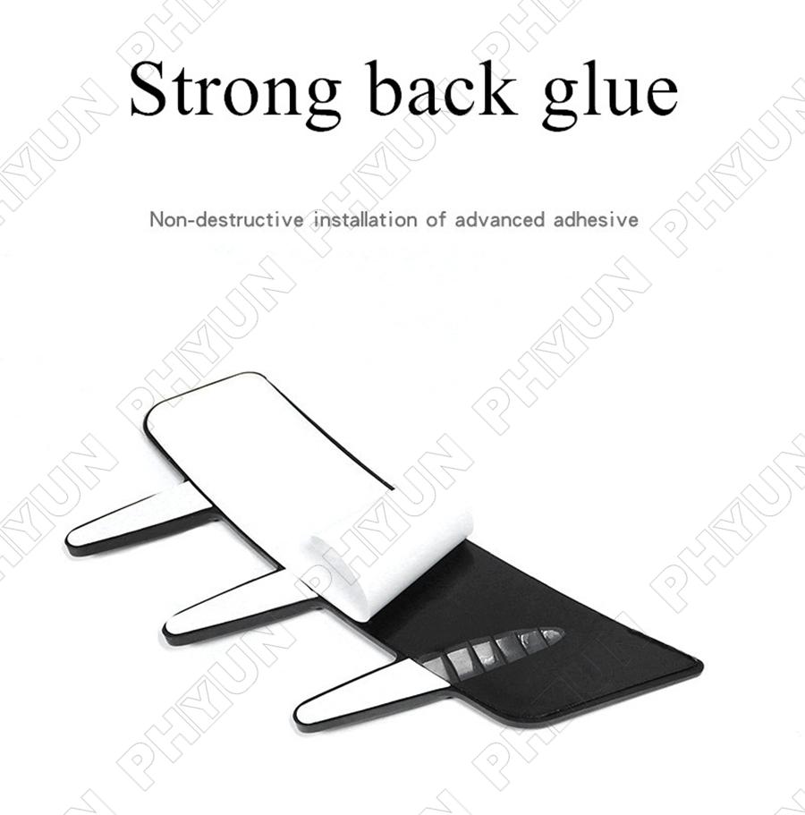 Universal Glossy Car Fender Blade Side Shark Gills Vent Trim