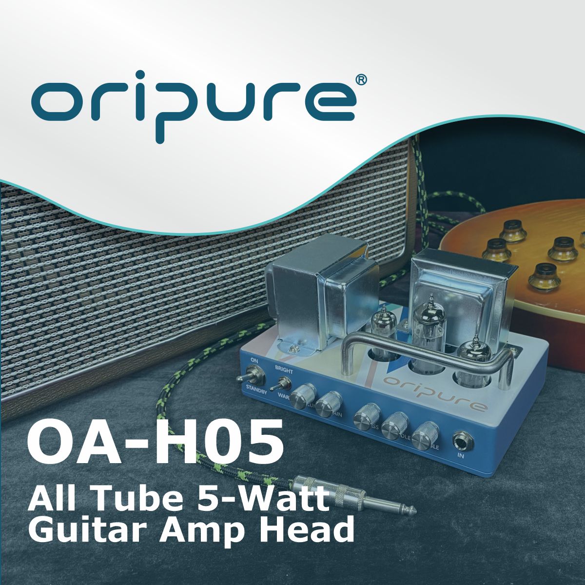 OriPure Hand-made All Tube Guitar Amplifier Head OAH-05 5W