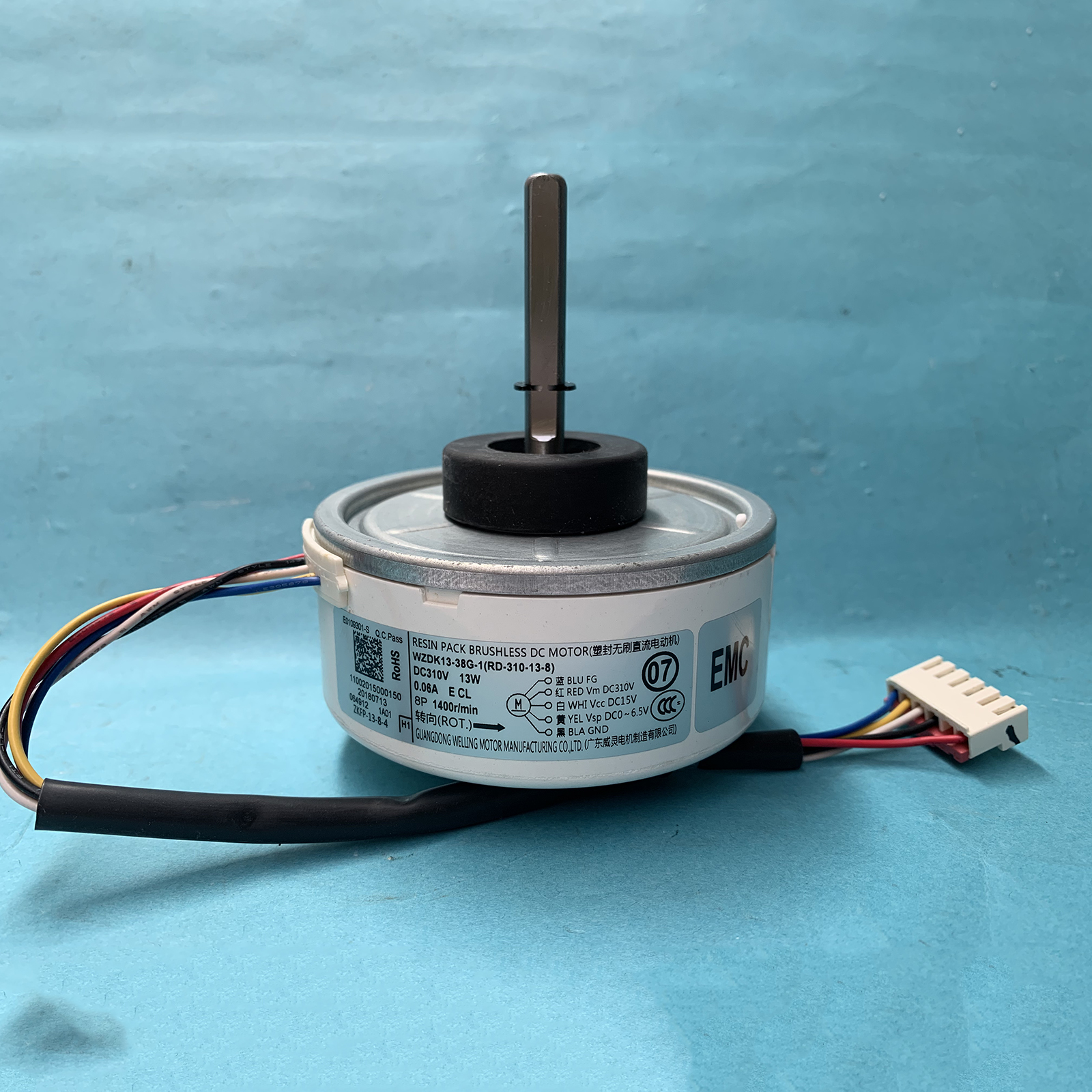 Air Conditioning Motor 20W WZDK20-38G ZKFP-20-8-6 Brushless DC Fan