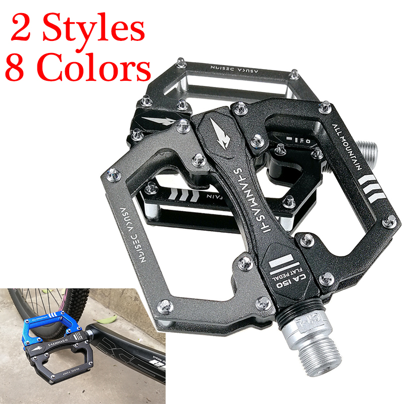 RockBros Bike Bicycle Pedals Aluminum Alloy Platform Sealed Bearing Axle 9//16/"