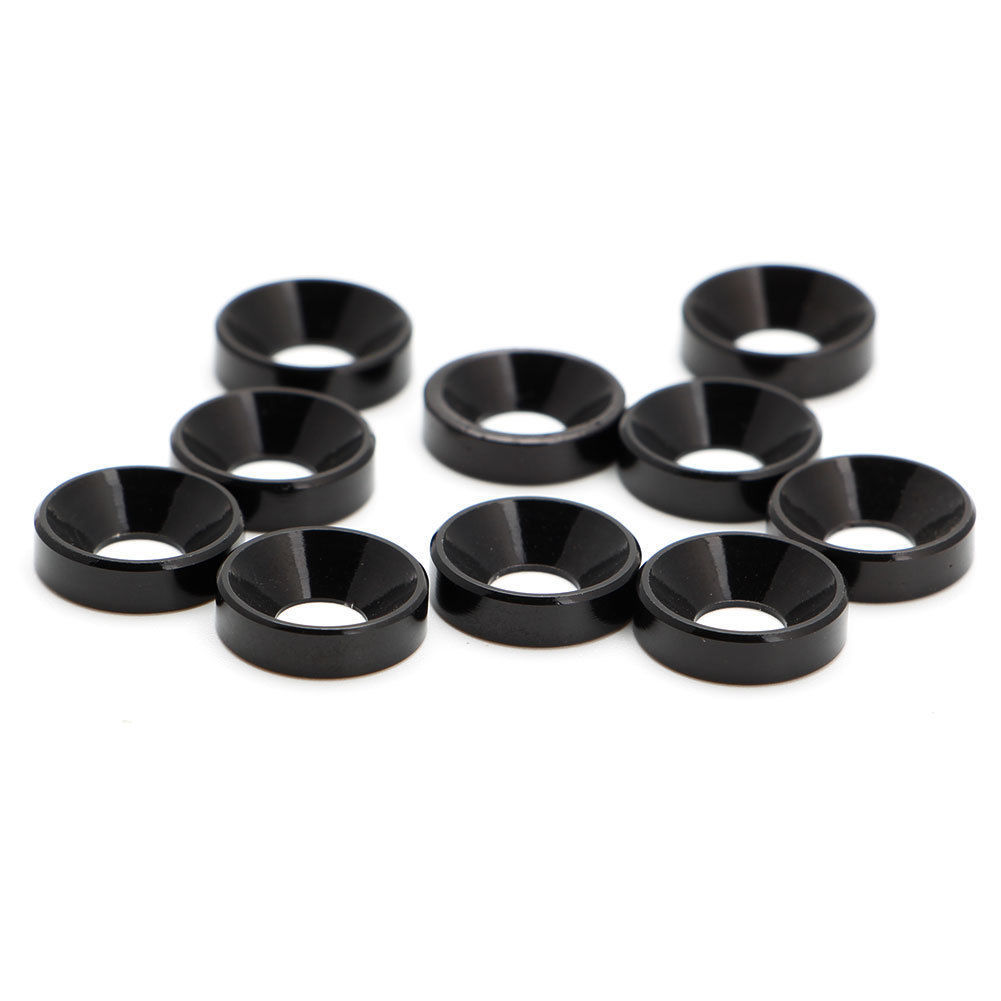 2/4pc GR5 Titanium Washers Ti M6 Concave/Convex Washer For Bicycle