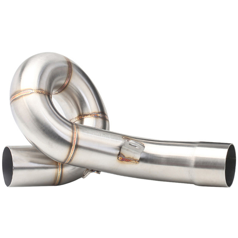 まくまん Titanium Exhaust Mid Link Pipe for Kawasaki Ninja ZX6R ZX636