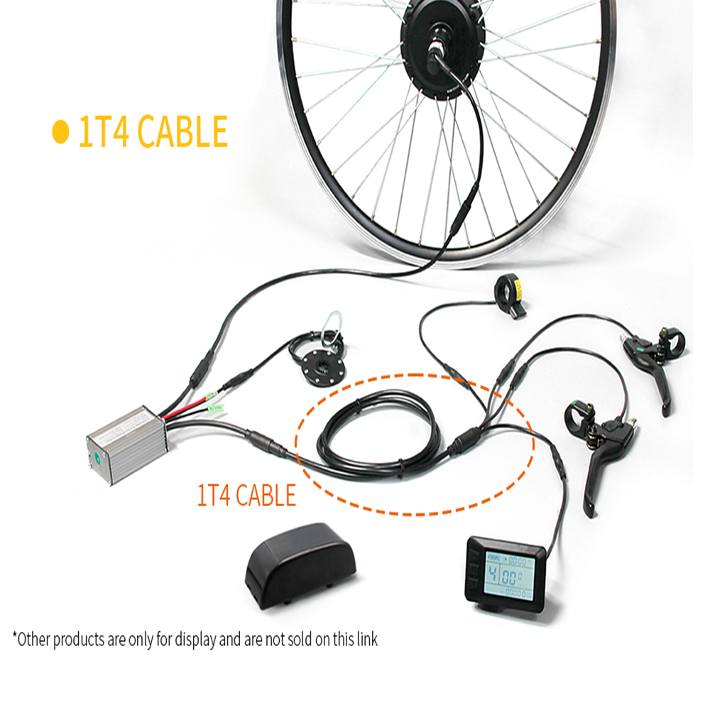Electric Bicycle E-bike Integration Cable Waterproof 1T5/1T4 For KT  Controller