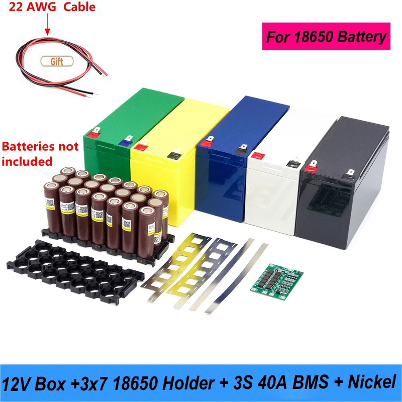 BMS 3S 40A 12V – Scheda Di Protezione Per Batterie Al Litio 18650 Con Staffa