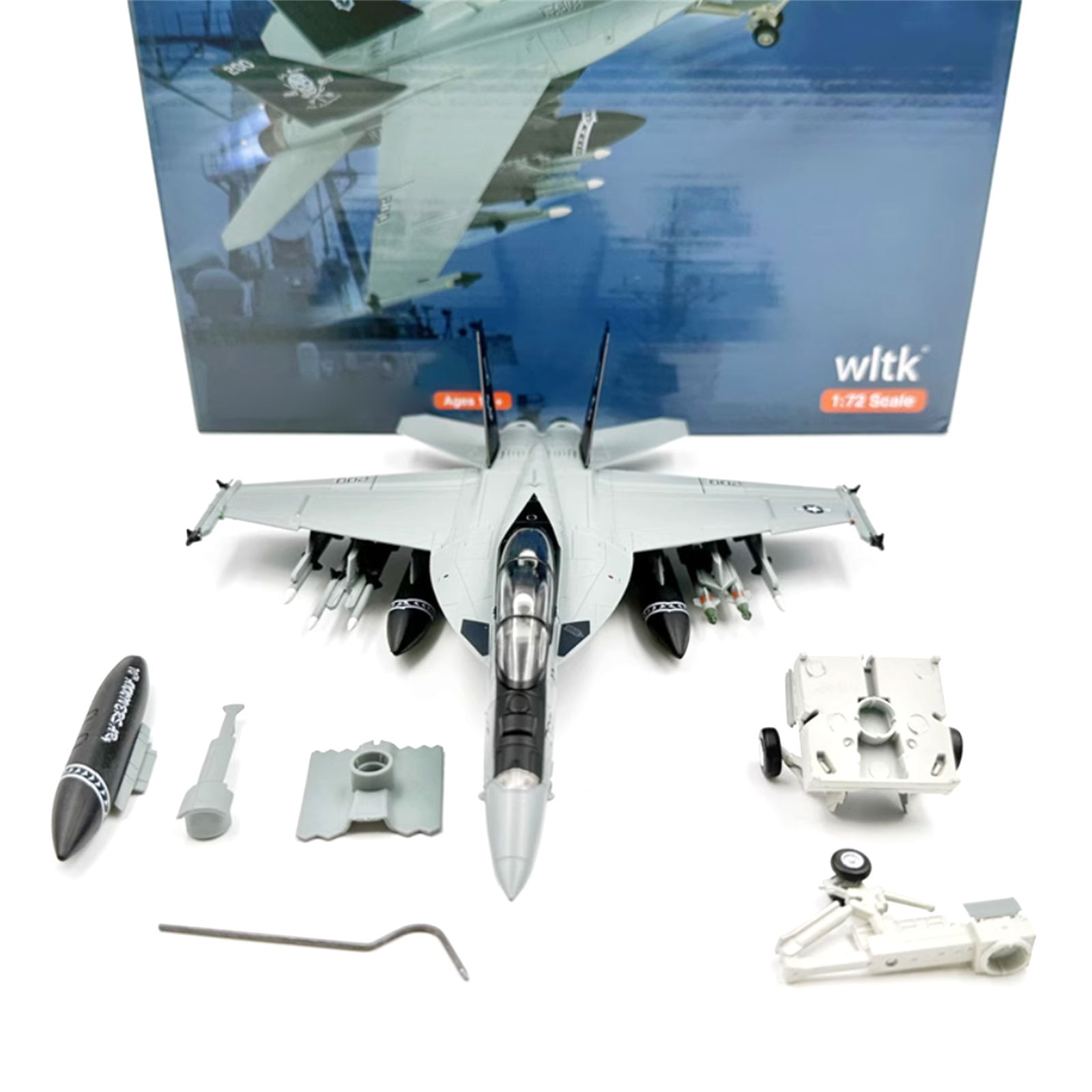 1:72 Scale US F/A-18F Super Hornet Aircraft Diecast Metal +