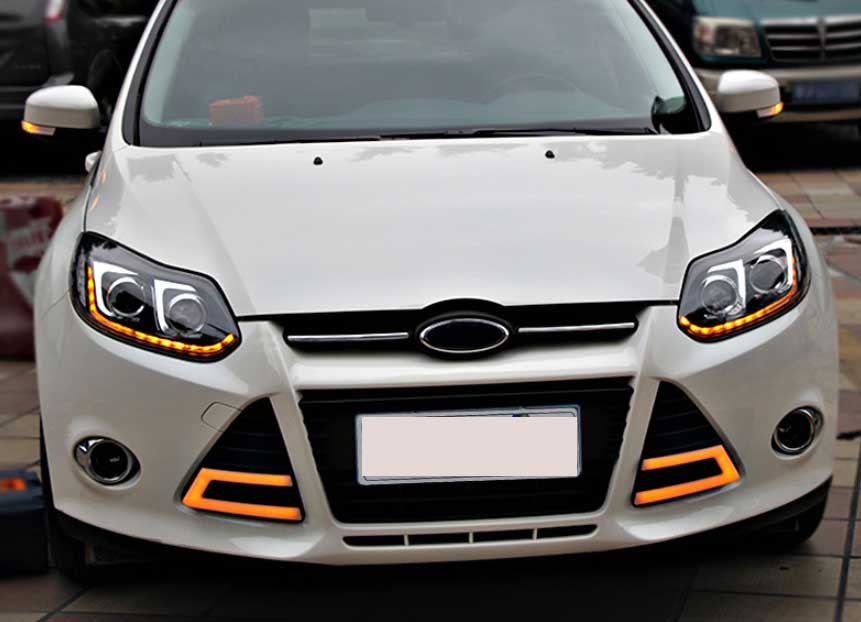 For Ford Focus 2012-2014 LED Headlamps Headlight Assembly