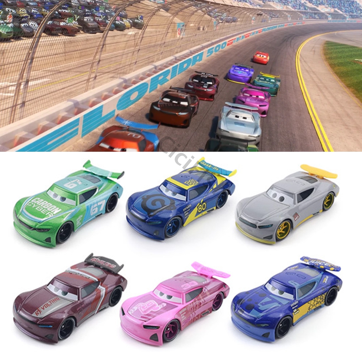 Disney Piaxr Cars 3 Next-Gen Diecast Metal Toy Car Piston Cup