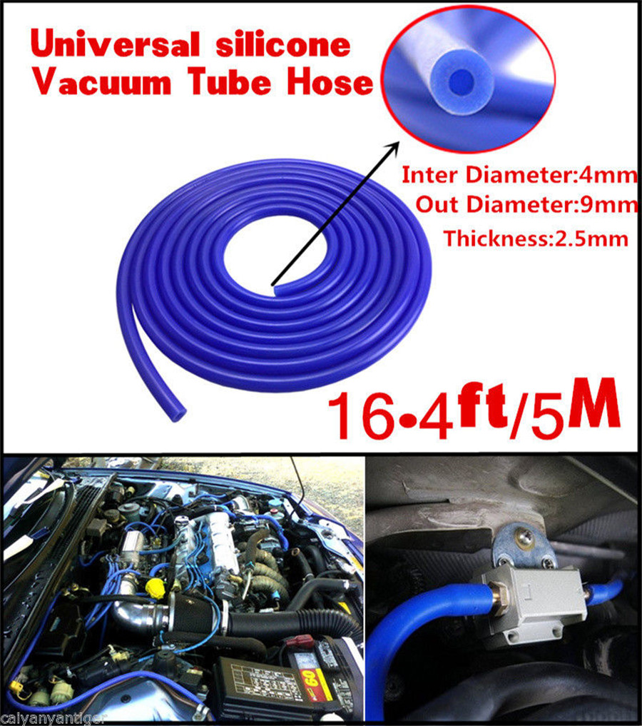 Tuyau En Silicone Pour Vide Auto 12ft - Haute Température, 6mm Intérieur