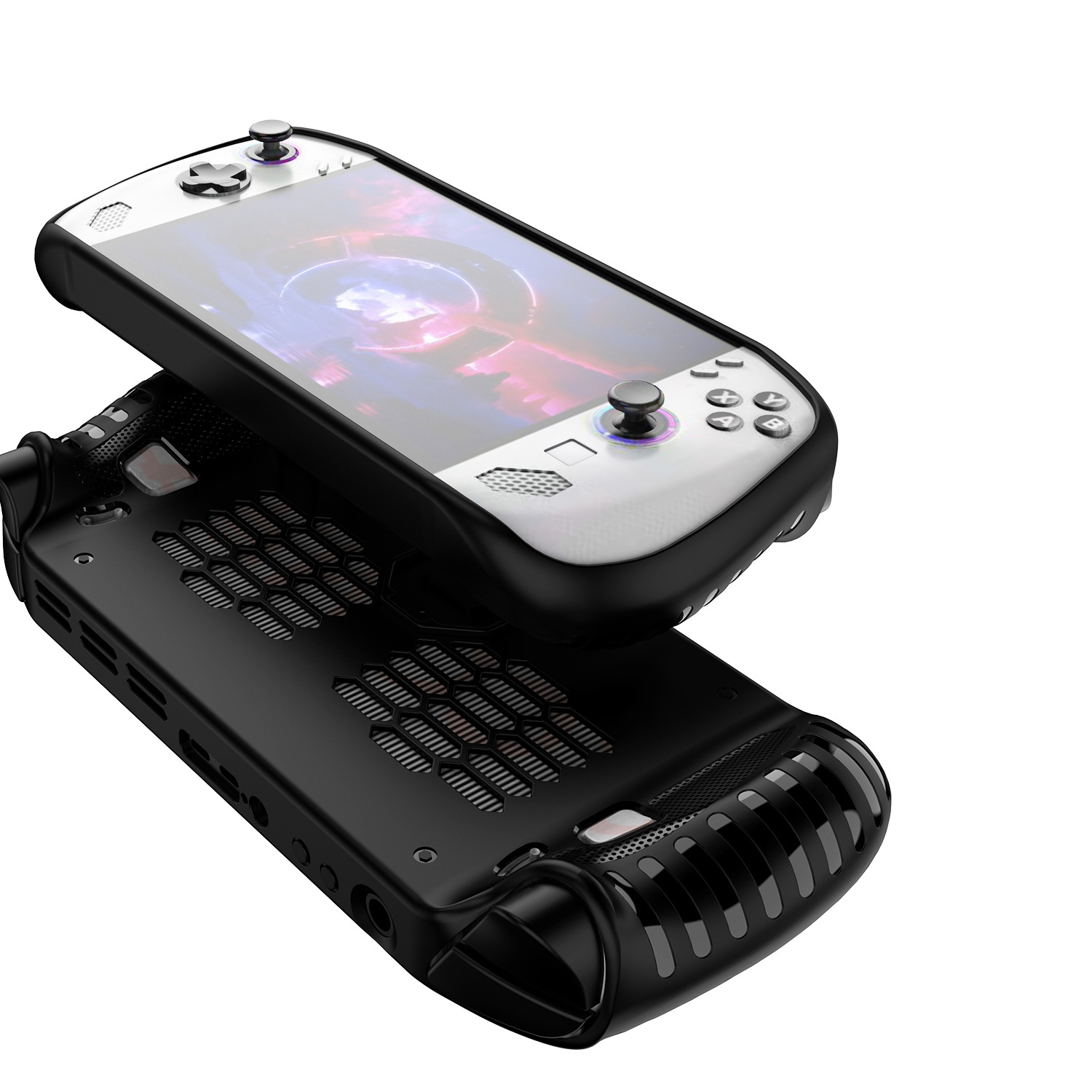 Custodia Morbida In TPU Per Lenovo Legion Go S: Cover Antigraffio Con Supporto Integrato E Design Ergonomico, Protezione Da Cadute (Bianco) - 2