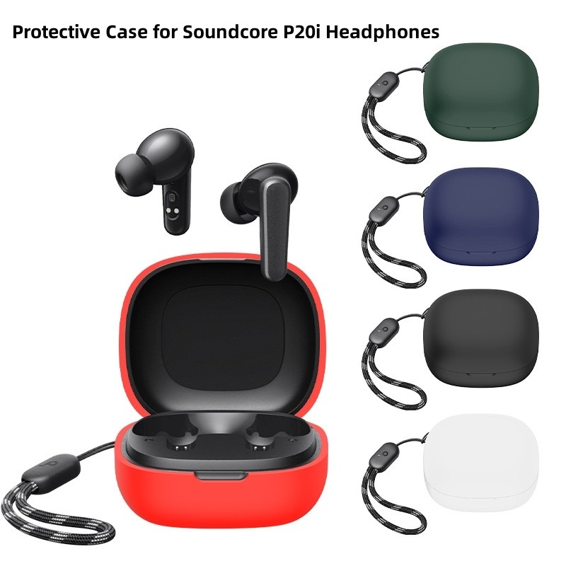 For Soundcore P20i headphone case Silicone case Drop-proof and dust-proof  case