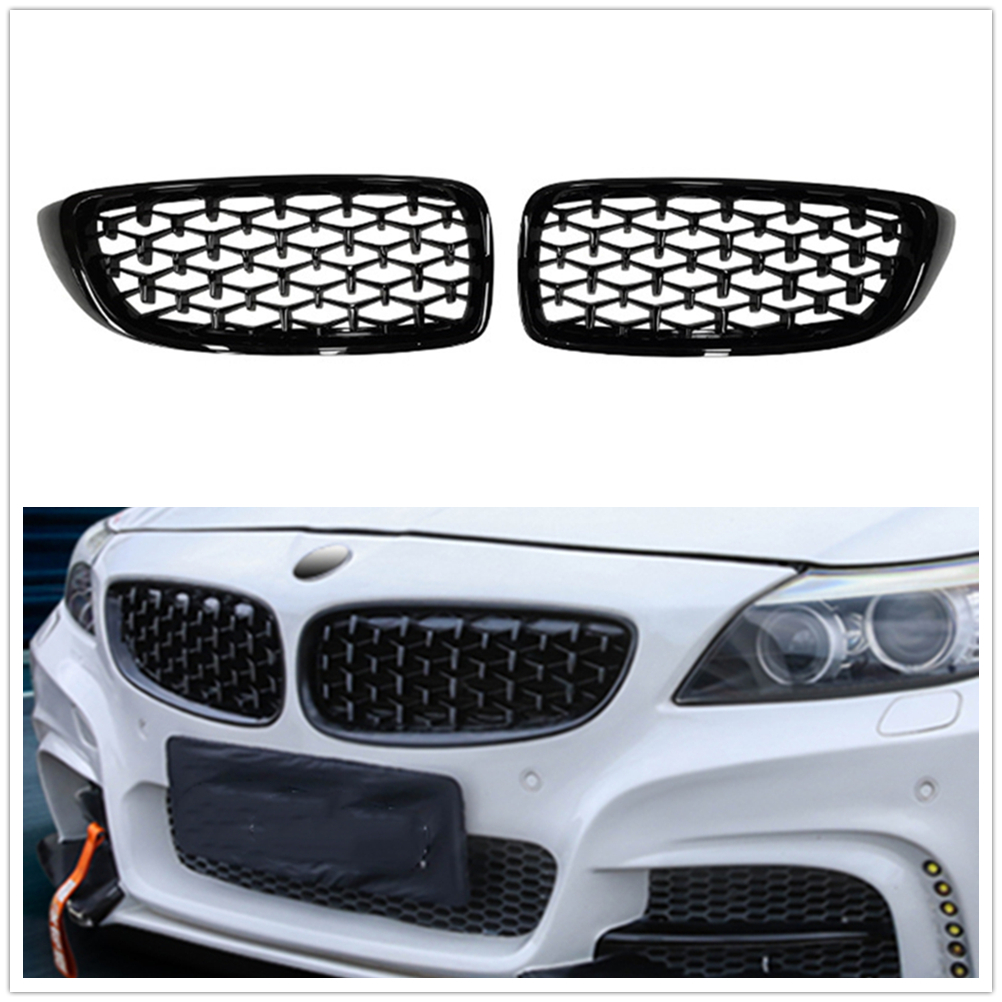 For BMW 4 Series F32 F33 F36 F82 2014-2020 Star Front Kidney Grill Black