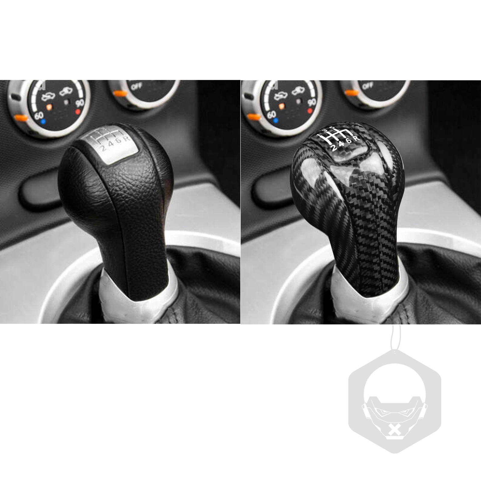 Manual Gear Shift Knob Cover Set For NISSAN 350Z Z33 2003-09