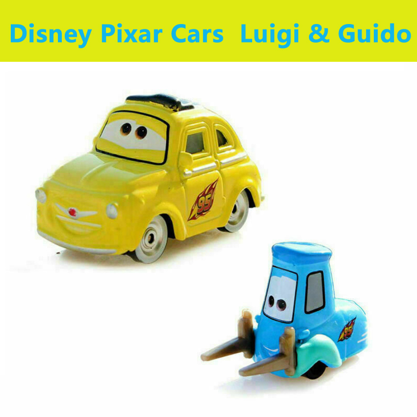 Disney Pixar Cars Lot Luigi & Guido 1:55 Diecast Model Toy