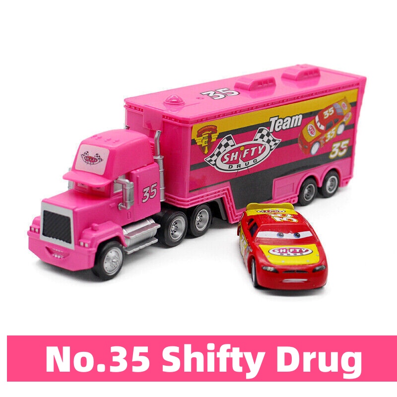 ミニカー cars SHIFTY DRUG HAULER ROR 2011 Disney Pixar Cars Shifty Drug Hauler #35 New Faded Box Diecast 1