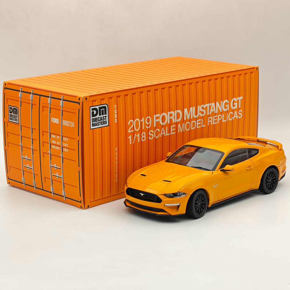 DM 1/18 Scale Model Replicas GT 2019 Orange Fury RHD Diecast Gifts