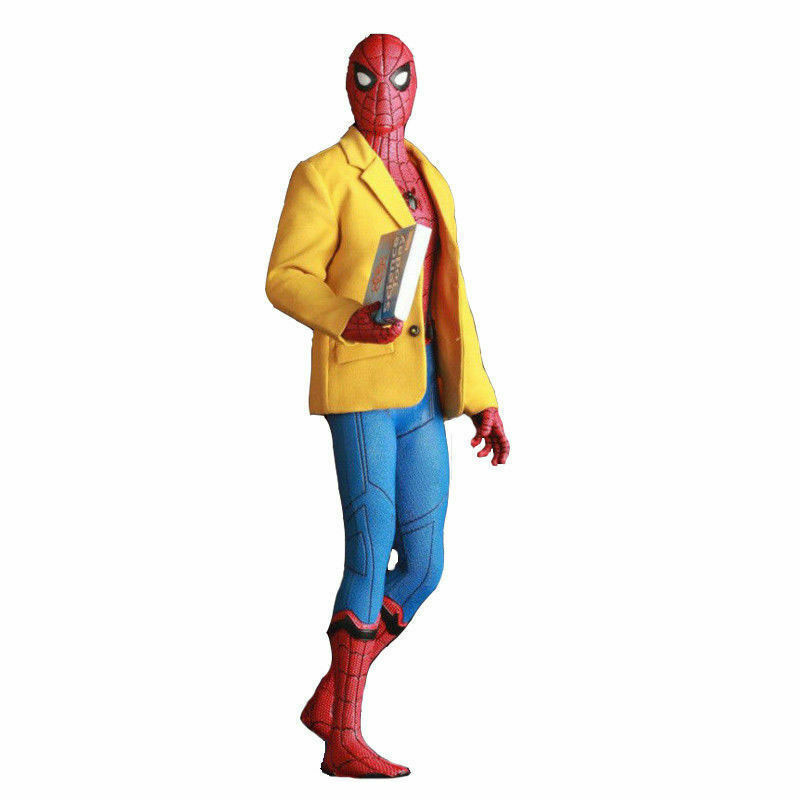 yellow spiderman toy