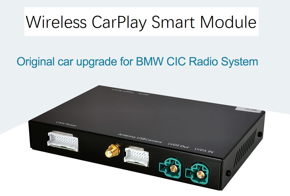 Wireless IOS CarPlay for BMW CIC System 2010-2013 Android Auto