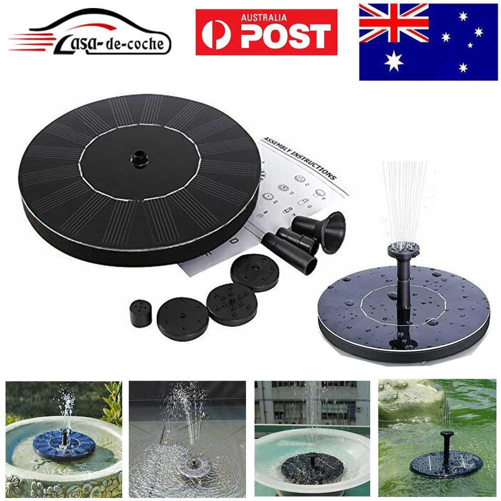 Alternative Energy Supplies Solar Water Fountain Pump Floating Panel Pool Garden Pond Watering Kits Home Garden Gefradis Fr