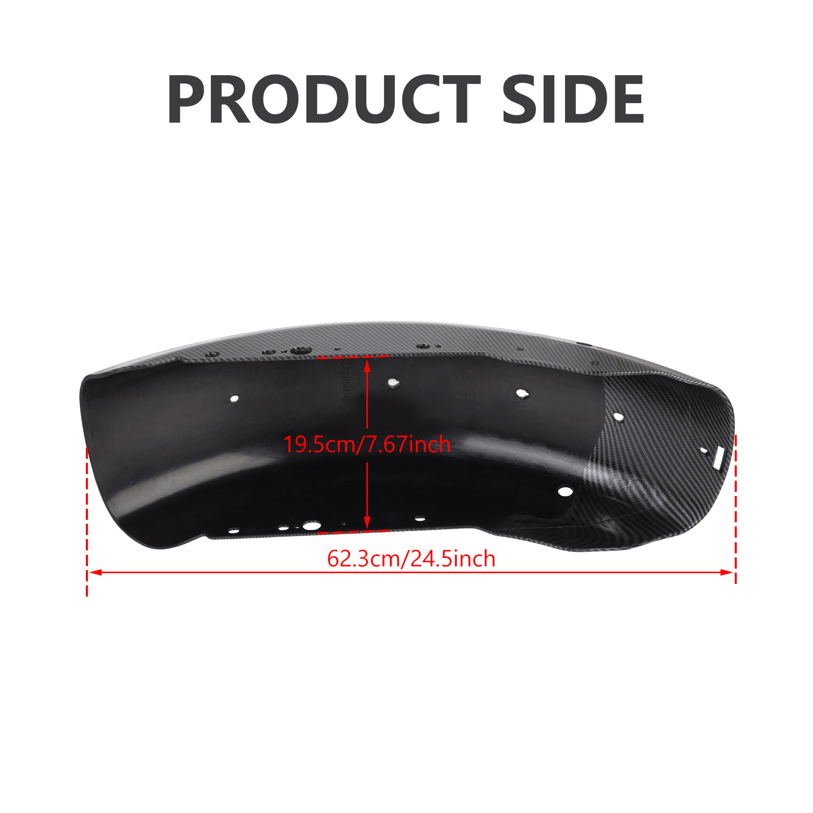 Carbon Fiber Rear Fender For Harley Sportster Iron XL883