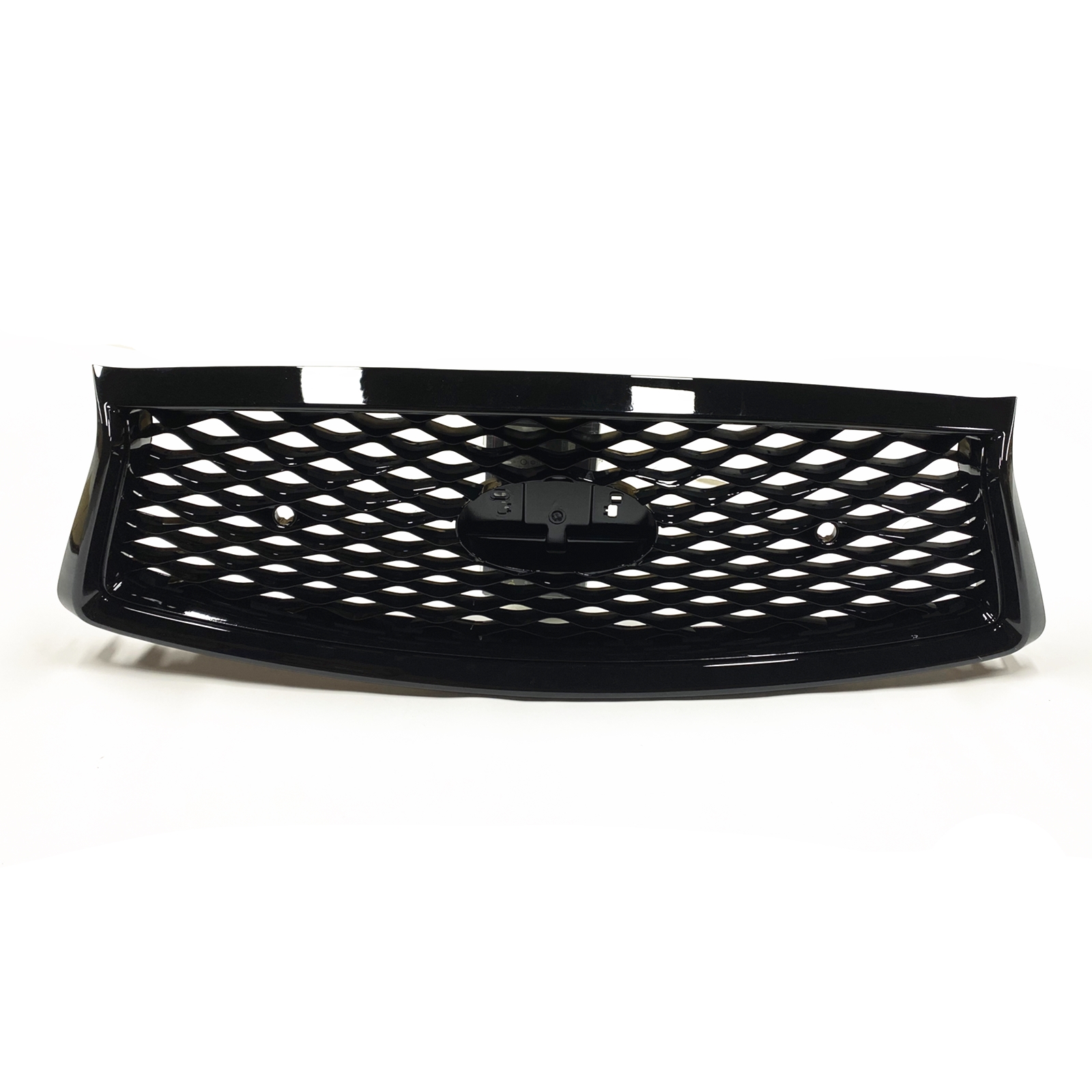 thumbnail image 2 of Gloss Black Front Upper Grille For Infiniti Q50 2018-2022 – Honeycomb, JDM Style 2 of 3