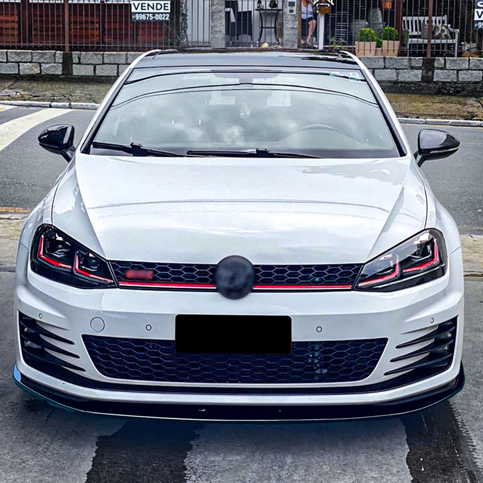 フォルクスワーゲンゴルフ7GTI R-LINE フロントリップ2013-2016 for 2013-2016 Volkswagen Golf 7 GTI/R Front Rline Type Style
