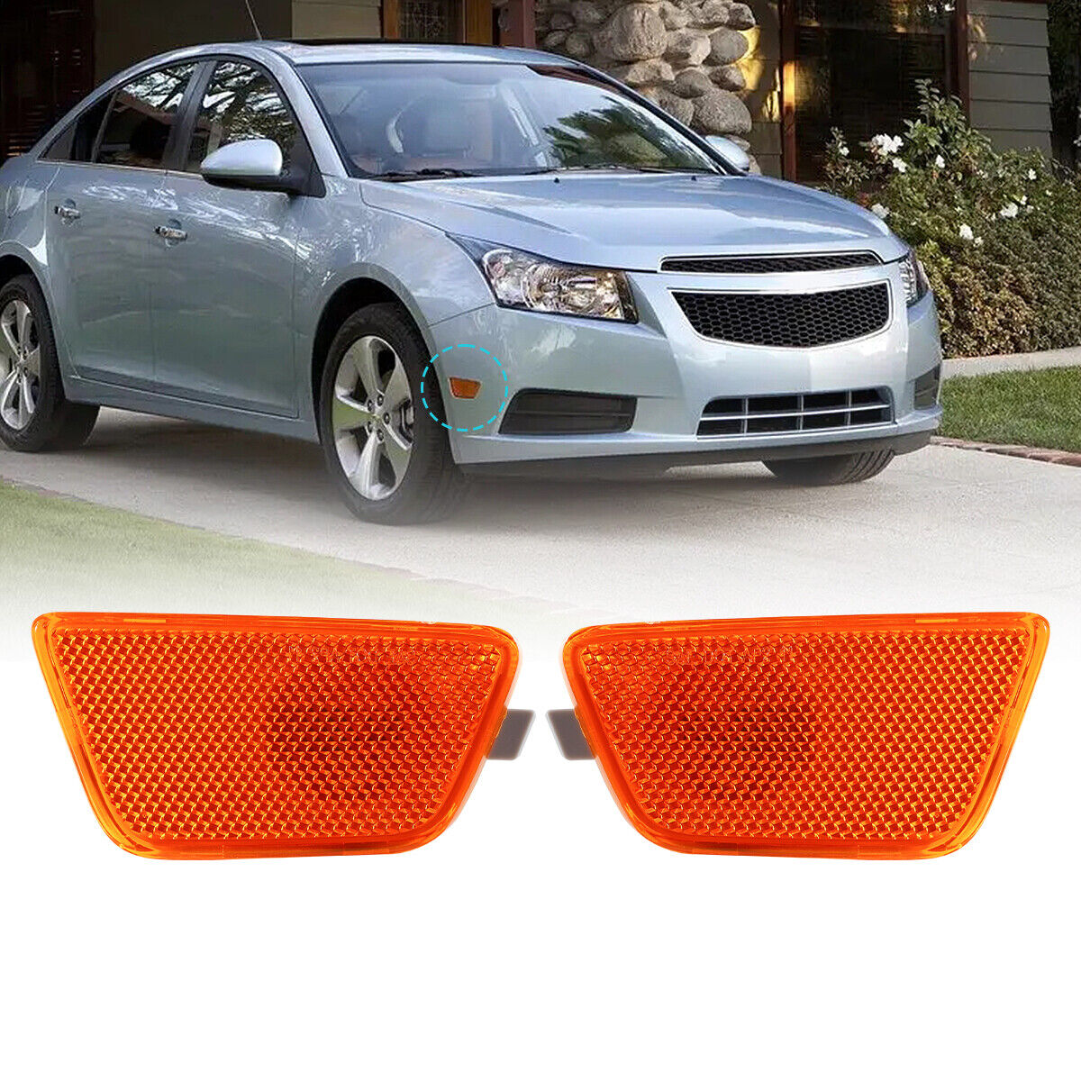 Luz Marcadora Derecha (Lado Pasajero) Para Chevy Cruze 2011-2012 - Repuesto Original