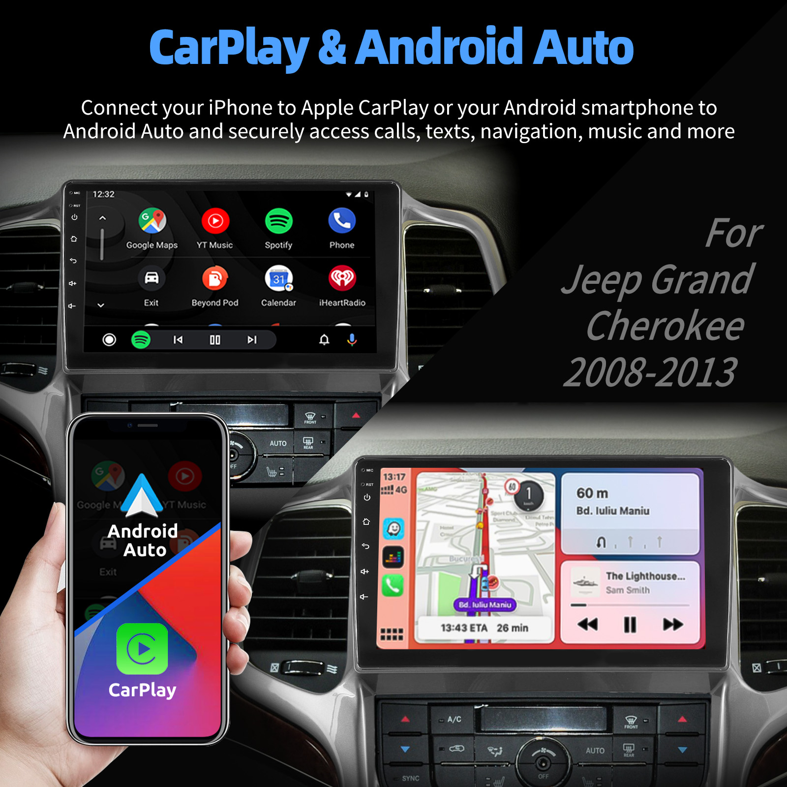 GPS navigation interface
