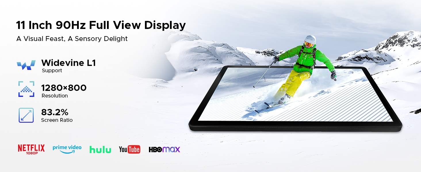 POCKAM P11 Android 16 Tablet 11 inch Tablet 48GB+128GB 8800mAh